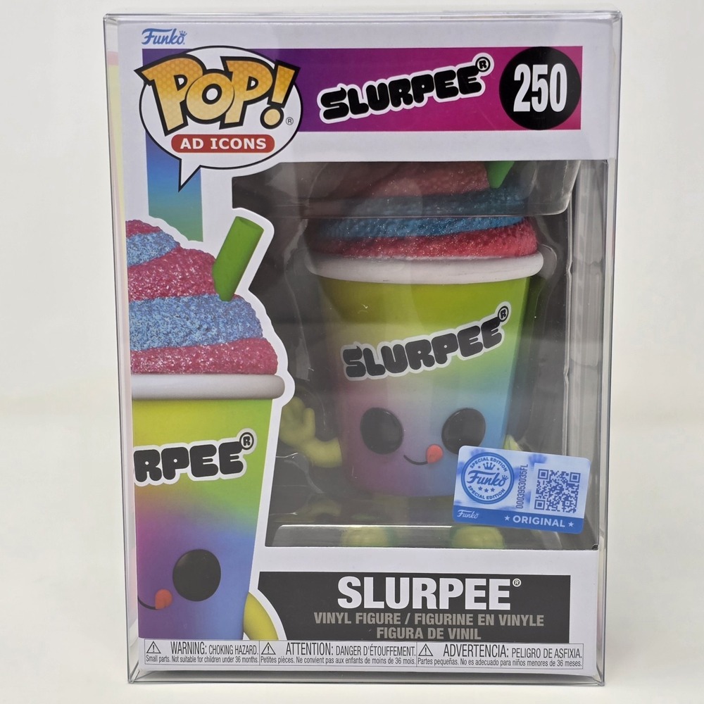 Funko Pop! Ad Icons Slurpee 7 Eleven Exclusive #250 in a Protective Sleeve Rare
